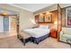 Well-appointed bedroom includes a queen bed, nightstands, and a tranquil atmosphere at 135 E Harmon Ave # 3704, Las Vegas, NV 89109