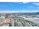 Beautiful cityscape view showcasing the city's landscape, buildings, and mountain backdrop at 135 E Harmon Ave # 3704, Las Vegas, NV 89109