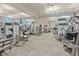 Well-equipped fitness center with modern exercise machines at 135 E Harmon Ave # 3704, Las Vegas, NV 89109
