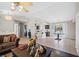 Inviting living space featuring open concept kitchen and dining area with comfortable seating at 1720 S Blagg Rd, Pahrump, NV 89048