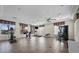 The gym features tiled floors, ceiling fans, and exercise equipment at 217 Big Horn Dr # 3, Boulder City, NV 89005