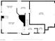 Layout of the home with dimensions for the living room, dining area, kitchen, foyer, garage, and bath at 223 Positive Point St, Henderson, NV 89012