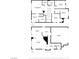 Combined floor plan showcasing both the upper and lower levels of the house at 223 Positive Point St, Henderson, NV 89012