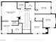 Upstairs floor plan featuring primary bedroom, bath, walk-in closet, laundry, and additional bedrooms at 223 Positive Point St, Henderson, NV 89012