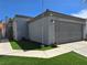 The exterior boasts a spacious driveway, perfect for multiple vehicles at 2370 Ray Kanel Dr, Las Vegas, NV 89156