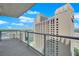 City view from the balcony of a high-rise building, showcasing urban living at 2700 Las Vegas Blvd # 1803, Las Vegas, NV 89109