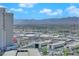 Breathtaking city view of Las Vegas, with iconic landmarks and mountain range in the distance, highlighting the vibrant skyline at 2700 Las Vegas Blvd # 1803, Las Vegas, NV 89109