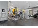 Gym featuring workout machines, free weights, water cooler, and space to stretch at 2700 Las Vegas Blvd # 1803, Las Vegas, NV 89109