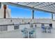Modern outdoor kitchen with stainless steel grills and ample counter space, perfect for outdoor entertaining and cooking at 2700 Las Vegas Blvd # 1803, Las Vegas, NV 89109