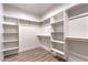 Walk-in closet featuring shelving and closet rods at 3120 S Torrey Pines Ave, Pahrump, NV 89048
