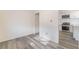 Bedroom view with gray floors at 3540 Estes Park Dr, Las Vegas, NV 89122