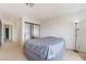 Bedroom featuring carpet flooring and a closet with sliding mirror doors at 4712 Belshire Dr, Las Vegas, NV 89147