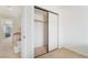 Bedroom closet with sliding mirror doors at 4712 Belshire Dr, Las Vegas, NV 89147