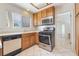 Kitchen featuring stainless steel appliances, including a gas range and dishwasher at 4712 Belshire Dr, Las Vegas, NV 89147