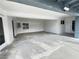 Attached garage featuring bright overhead lighting and access to the house at 524 Bedford Rd, Las Vegas, NV 89107