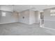 Open loft featuring modern ceiling fan, neutral decor, and versatile space for living or recreation at 6 Lilla Rosa St, Henderson, NV 89011