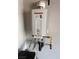 Tankless water heater with digital temperature display and safety features at 6 Lilla Rosa St, Henderson, NV 89011