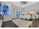 Bright bedroom with a large windows, modern furnishings and beautiful views at 6 Rue Du Ville Way, Henderson, NV 89011