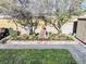 Backyard oasis with zen garden, Buddha statue, and greenery at 6540 Tara Ave, Las Vegas, NV 89146