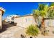 Fully fenced backyard with storage shed and RV parking at 6617 Golden Bit Ave, Las Vegas, NV 89131