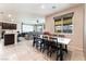 Inviting dining area connects to a spacious living room and features backyard views at 7322 Dazzle Point St, North Las Vegas, NV 89084