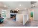 Upstairs loft area with entertainment center, gaming, and plush carpeting at 7322 Dazzle Point St, North Las Vegas, NV 89084