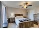 Cozy bedroom with natural light, a ceiling fan, and a comfortable bed at 8000 Badura Ave # 2063, Las Vegas, NV 89113