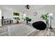 Spacious living room with modern flooring, neutral paint, and stylish decor at , Las Vegas, NV 89139