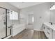 Stylish bathroom with a walk-in shower, soaking tub, and double sink vanity at 10161 Ocher Valley Ave, Las Vegas, NV 89178