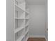 Closet with white shelving providing ample storage space and organization at 10537 Shoalhaven Dr, Las Vegas, NV 89134