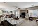 Inviting living room featuring plush seating, television, and bright decor at 10657 Medicine Bow St, Las Vegas, NV 89183