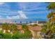 Incredible city views with lush landscaping and palm trees at 12283 Lost Treasure Ave, Las Vegas, NV 89138
