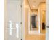 Hallway with many doorways and tiled floor at 130 Mountain Cedar Ct, North Las Vegas, NV 89031