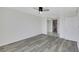 Spacious main bedroom features contemporary ceiling fan, ensuite, and neutral paint palette at 1405 Vegas Valley Dr # 312, Las Vegas, NV 89169