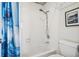 Bright bathroom showcasing a shower over the tub at 2632 Starfish Ct, Las Vegas, NV 89128
