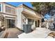 Attractive patio with access to the home, featuring an air conditioning unit and space for outdoor seating at 2632 Starfish Ct, Las Vegas, NV 89128