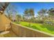 This outdoor patio has views of the community's lawn and is a great place to relax at 3261 Ennis Ct, Las Vegas, NV 89121