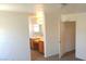 Bathroom view with double sinks and a large mirror at 3883 Winter Whitetail St, Las Vegas, NV 89122