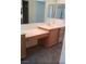Large bathroom with double sinks and separate vanity area at 3883 Winter Whitetail St, Las Vegas, NV 89122