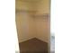 Empty closet features shelves for organizing clothes and other belongings at 3883 Winter Whitetail St, Las Vegas, NV 89122