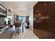 Modern kitchen featuring stainless steel appliances and sleek cabinetry, with city views at 4381 W Flamingo Rd # 24304, Las Vegas, NV 89103