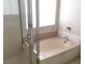 The bathroom features an alcove soaking tub and glass shower at 6119 Magic Mesa St, North Las Vegas, NV 89031