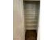 A reach-in closet with shelving, perfect for storage and organization at 731 Emerald Idol Pl, Henderson, NV 89011