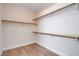 Walk-in closet with built-in shelving at 812 Eaglewood Dr, Las Vegas, NV 89144