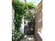 Iron gate surrounded by lush greenery and flowers offering privacy and curb appeal at 812 Eaglewood Dr, Las Vegas, NV 89144