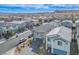 Beautiful aerial view of a neighborhood with mountain views in the distance at 9871 Magnus Ct, Las Vegas, NV 89178