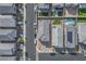 Birds eye view of a neighborhood with multiple new construction homes at 9871 Magnus Ct, Las Vegas, NV 89178
