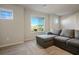 This living room has large windows that offer plenty of natural light at 9871 Magnus Ct, Las Vegas, NV 89178