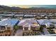 A stunning aerial view showcases the property's landscaping and its location in a desirable neighborhood at 10048 Copper Edge Rd, Las Vegas, NV 89148