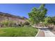 Expansive community park showcasing green space, playground, and beautiful landscaping at 10048 Copper Edge Rd, Las Vegas, NV 89148